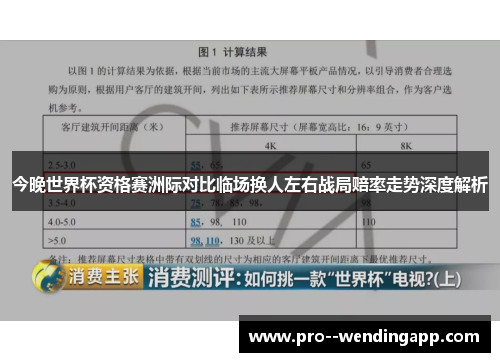 今晚世界杯资格赛洲际对比临场换人左右战局赔率走势深度解析